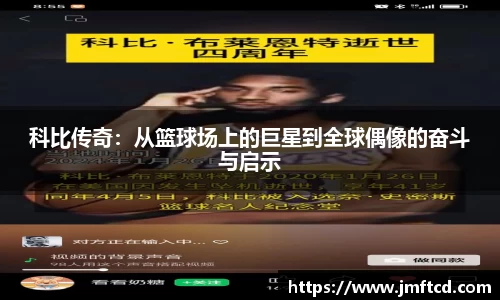 科比传奇：从篮球场上的巨星到全球偶像的奋斗与启示